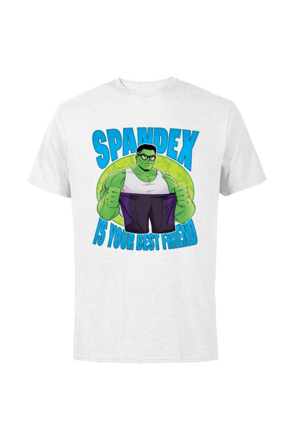 Studios Hulk Spandex is Your Best Friend She-Hulk - Short Sleeve Cotton T-Shirt for Adults - Customized-White
