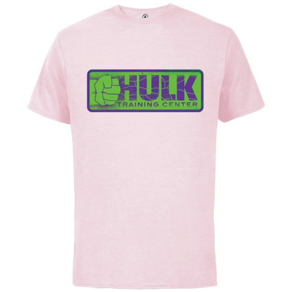 Marvel Studios Hulk Training Center She-Hulk Disney+ - Short Sleeve Cotton T-Shirt for Adults - Customized-Soft Pink