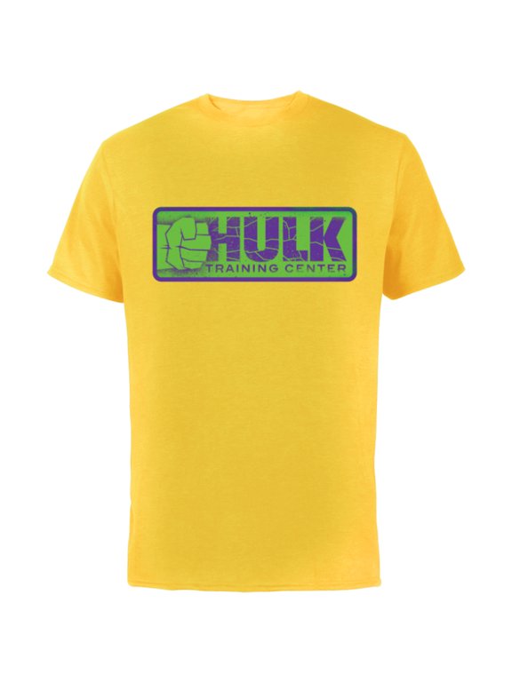 Studios Hulk Training Center She-Hulk Disney+ - Short Sleeve Cotton T-Shirt for Adults - Customized-Yellow
