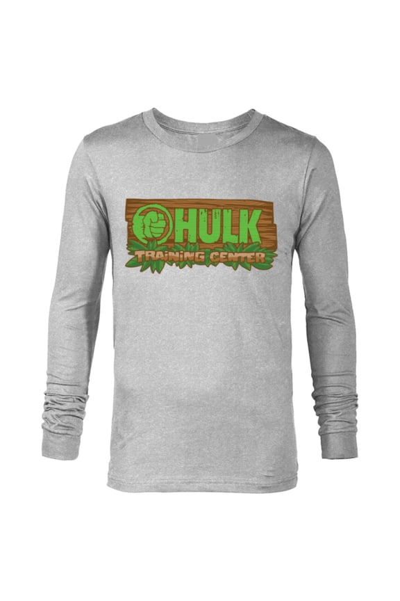 Studios Hulk Training Center Tropical Sign She-Hulk - Long Sleeve T-Shirt for Men - Customized-Athletic Heather