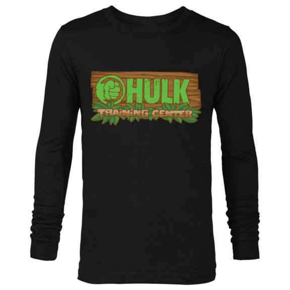 Marvel Studios Hulk Training Center Tropical Sign She-Hulk - Long Sleeve T-Shirt for Men - Customized-Black