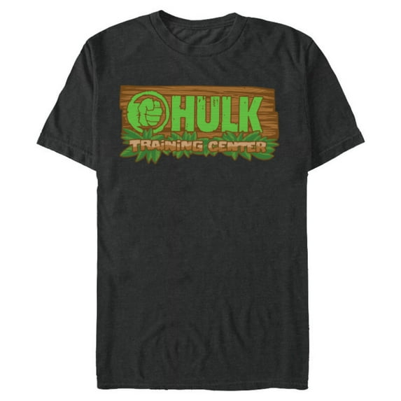 Marvel Studios Hulk Training Center Tropical Sign She-Hulk - Short Sleeve Blended T-Shirt for Adults - Customized-Dark Heather