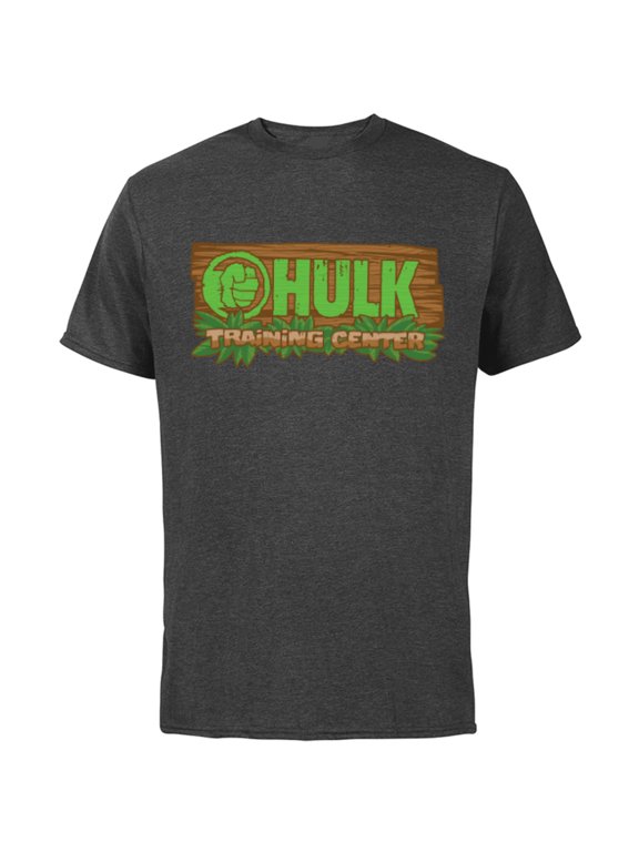 Studios Hulk Training Center Tropical Sign She-Hulk - Short Sleeve Cotton T-Shirt for Adults - Customized-Charcoal