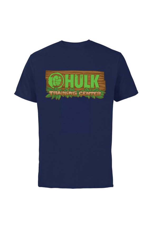 Studios Hulk Training Center Tropical Sign She-Hulk - Short Sleeve Cotton T-Shirt for Adults - Customized-Navy