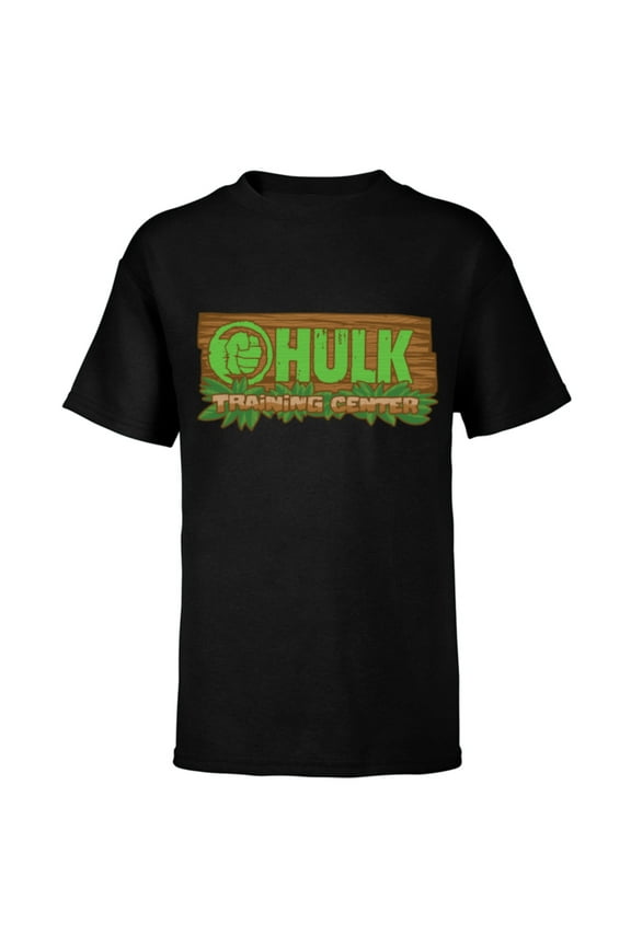 Studios Hulk Training Center Tropical Sign She-Hulk - Short Sleeve T-Shirt for Kids - Customized-Black