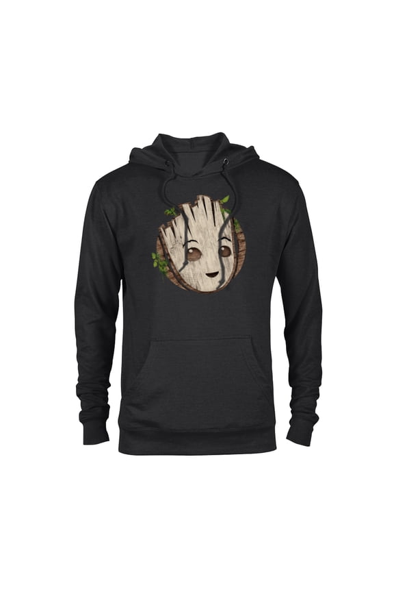 Studios I Am Groot Baby Face - Pullover Hoodie for Adults - Customized-Black