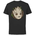 thumbnail image 1 of Marvel Studios I Am Groot Baby Face - Short Sleeve Cotton T-Shirt for Adults - Customized-Black, 1 of 5