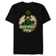 thumbnail image 1 of Marvel Studios’ I Am Groot Bad Hair Day - Short Sleeve Blended T-Shirt for Adults - Customized-Black, 1 of 5