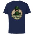 thumbnail image 1 of Marvel Studios’ I Am Groot Bad Hair Day - Short Sleeve Cotton T-Shirt for Adults - Customized-Navy, 1 of 5