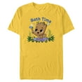 thumbnail image 1 of Marvel Studios I Am Groot Bath Time - Short Sleeve Blended T-Shirt for Adults - Customized-Yellow, 1 of 5