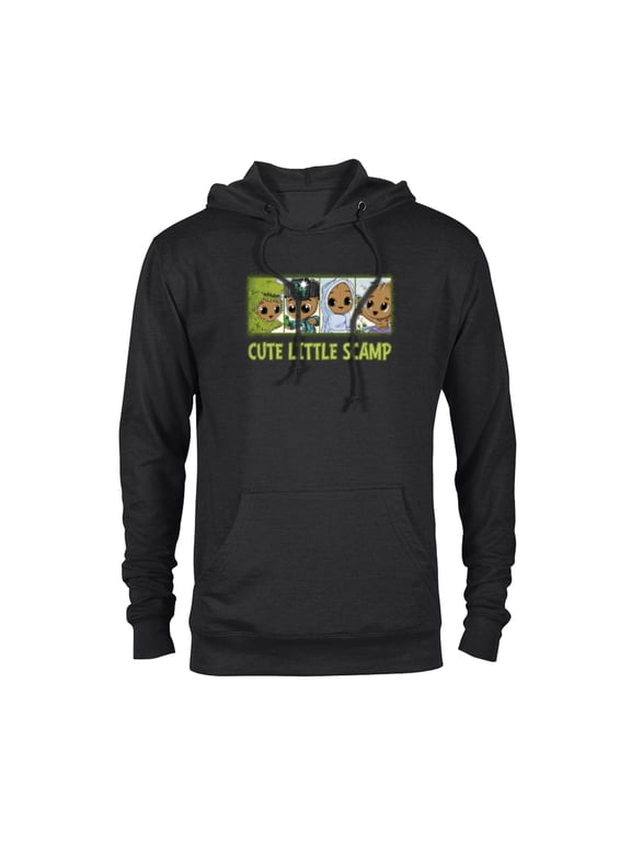 Studios I Am Groot Cute Little Scamp - Pullover Hoodie for Adults - Customized-Black
