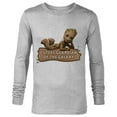 thumbnail image 1 of Marvel Studios’ I Am Groot Cutest Guardian Of The Galaxy - Long Sleeve T-Shirt for Men - Customized-Athletic Heather, 1 of 5