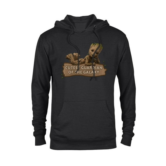 Marvel Studios’ I Am Groot Cutest Guardian Of The Galaxy - Pullover Hoodie for Adults - Customized-Black
