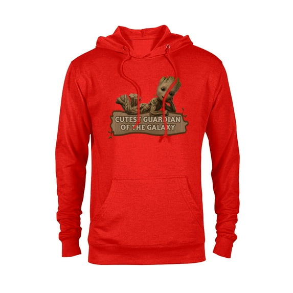 Marvel Studios’ I Am Groot Cutest Guardian Of The Galaxy - Pullover Hoodie for Adults - Customized-Red