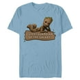 thumbnail image 1 of Marvel Studios’ I Am Groot Cutest Guardian Of The Galaxy - Short Sleeve Blended T-Shirt for Adults - Customized-Ocean Blue, 1 of 5