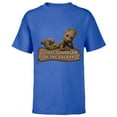 thumbnail image 1 of Marvel Studios’ I Am Groot Cutest Guardian Of The Galaxy - Short Sleeve T-Shirt for Kids - Customized-Royal, 1 of 5