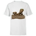 thumbnail image 1 of Marvel Studios’ I Am Groot Cutest Guardian Of The Galaxy - Short Sleeve T-Shirt for Kids - Customized-White, 1 of 5