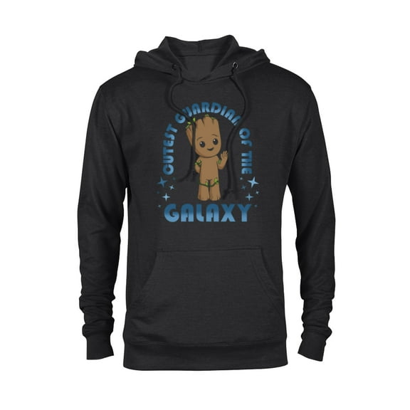 Marvel Studios I Am Groot Cutest Guardians of the Galaxy - Pullover Hoodie for Adults - Customized-Black