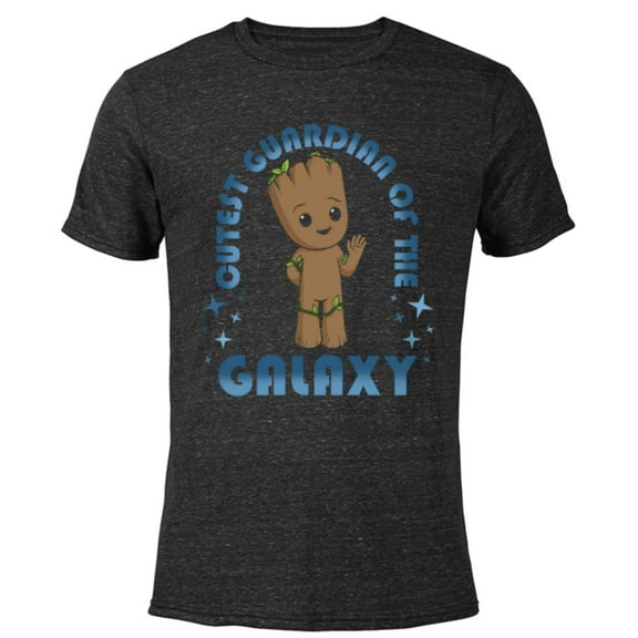 Marvel Studios I Am Groot Cutest Guardians of the Galaxy - Short Sleeve Blended T-Shirt for Adults - Customized-Black