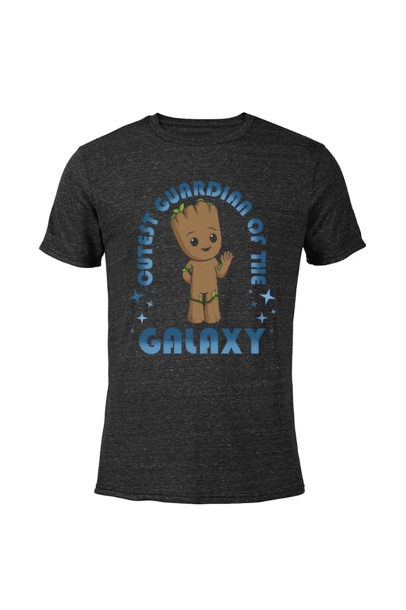 Studios I Am Groot Cutest Guardians of the Galaxy - Short Sleeve Blended T-Shirt for Adults - Customized-Black