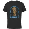 thumbnail image 1 of Marvel Studios I Am Groot Cutest Guardians of the Galaxy - Short Sleeve Cotton T-Shirt for Adults - Customized-Black, 1 of 5