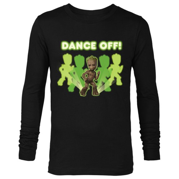 Marvel Studios’ I Am Groot Dance Off! - Long Sleeve T-Shirt for Men - Customized-Black