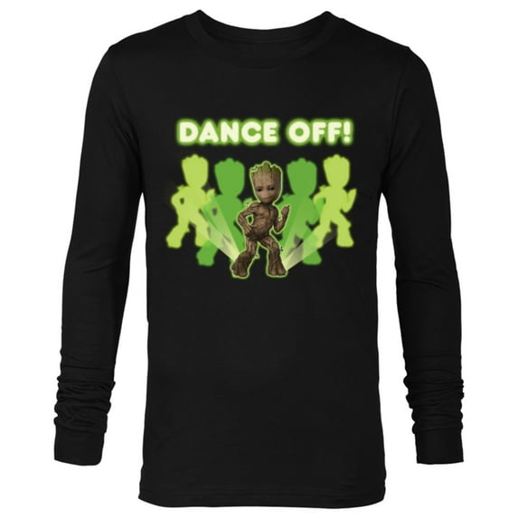 Marvel Studios’ I Am Groot Dance Off! - Long Sleeve T-Shirt for Men - Customized-Black