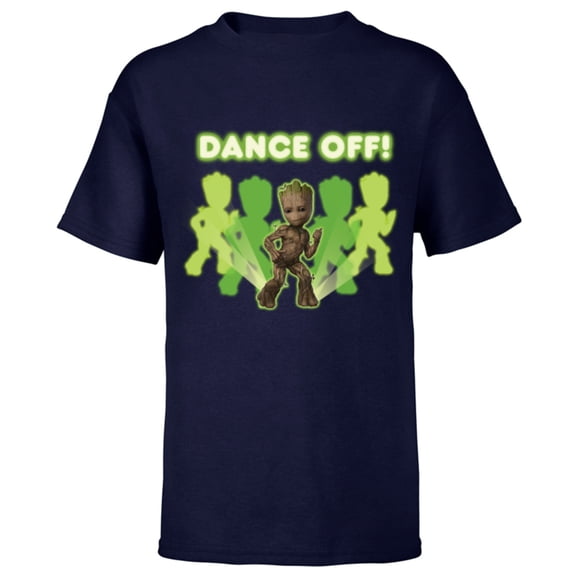 Marvel Studios’ I Am Groot Dance Off! - Short Sleeve T-Shirt for Kids - Customized-Navy