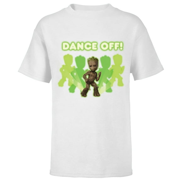 Marvel Studios’ I Am Groot Dance Off! - Short Sleeve T-Shirt for Kids - Customized-White