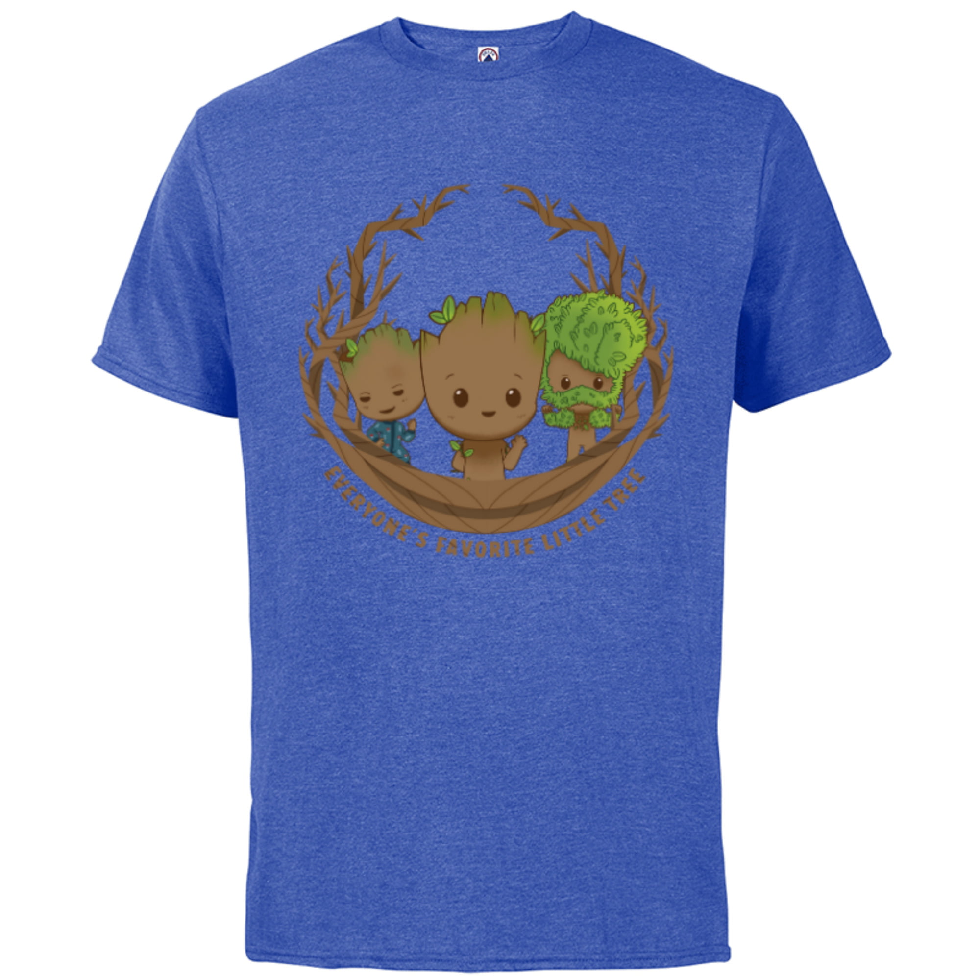 Marvel Studios’ I Am Groot Everyone’s Favorite Little Tree   Short Sleeve  Cotton T Shirt for Adults   Customized Royal Heather