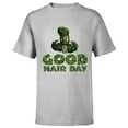 thumbnail image 1 of Marvel Studios I Am Groot Good Hair Day - Short Sleeve T-Shirt for Kids - Customized-Athletic Heather, 1 of 5