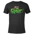 thumbnail image 1 of Marvel Studios I Am Groot Logo - Short Sleeve Blended T-Shirt for Adults - Customized-Black, 1 of 5