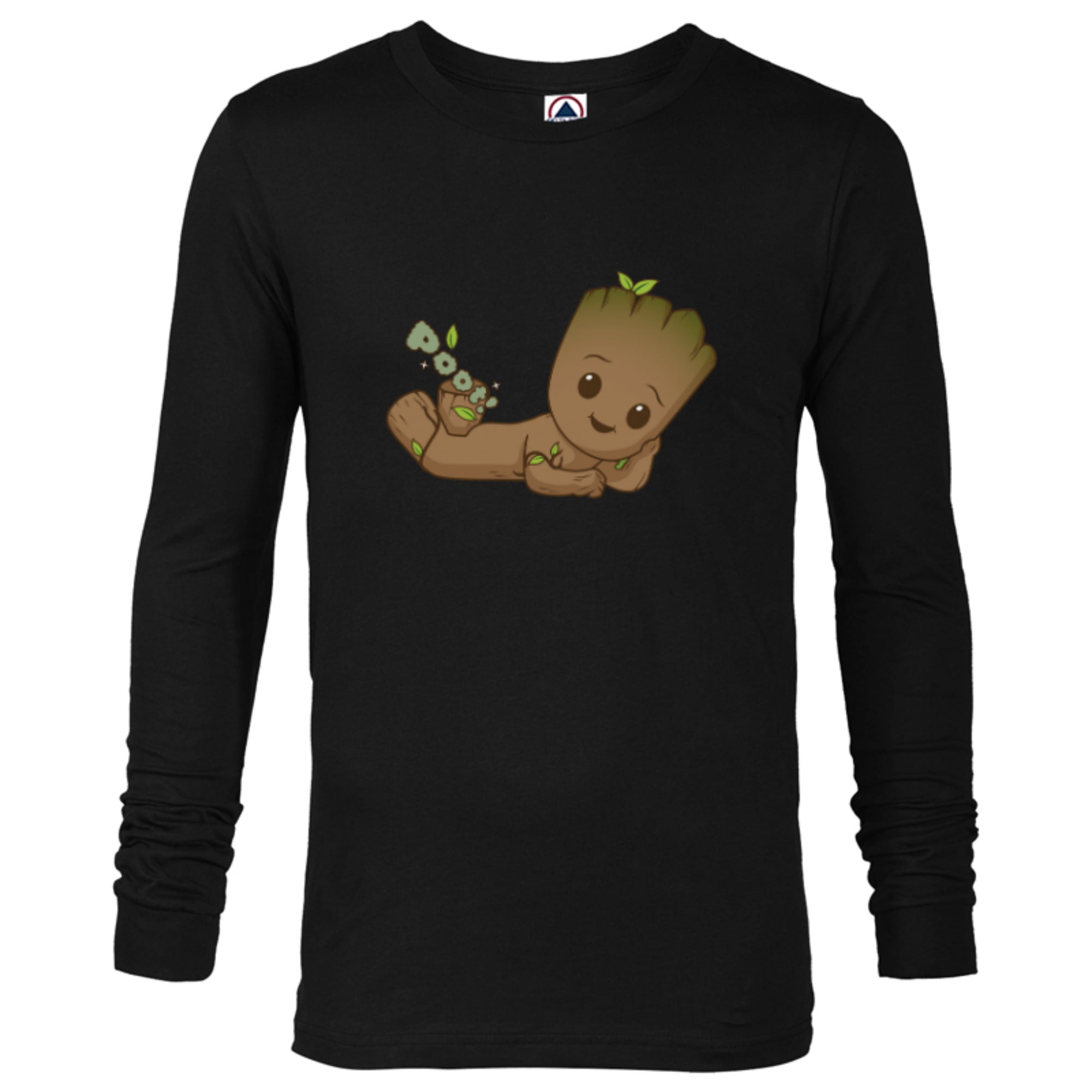 Marvel Studios I Am Groot Poot! - Long Sleeve T-Shirt for Men -  Customized-Athletic Heather 
