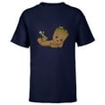 thumbnail image 1 of Marvel Studios I Am Groot Poot! - Short Sleeve T-Shirt for Kids - Customized-Navy, 1 of 5