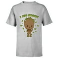 thumbnail image 1 of Marvel Studios I Am Groot Says Hello - Short Sleeve T-Shirt for Kids - Customized-Athletic Heather, 1 of 5