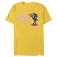 thumbnail image 1 of Marvel Studios I Am Groot Soap Surfing - Short Sleeve Blended T-Shirt for Adults - Customized-Yellow, 1 of 5