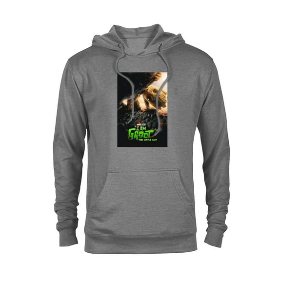 Marvel Studios I Am Groot The Little Guy Episode Poster - Pullover Hoodie for Adults - Customized-Athletic Heather