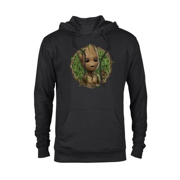 Marvel Studios I Am Groot Wave - Pullover Hoodie for Adults - Customized-Black