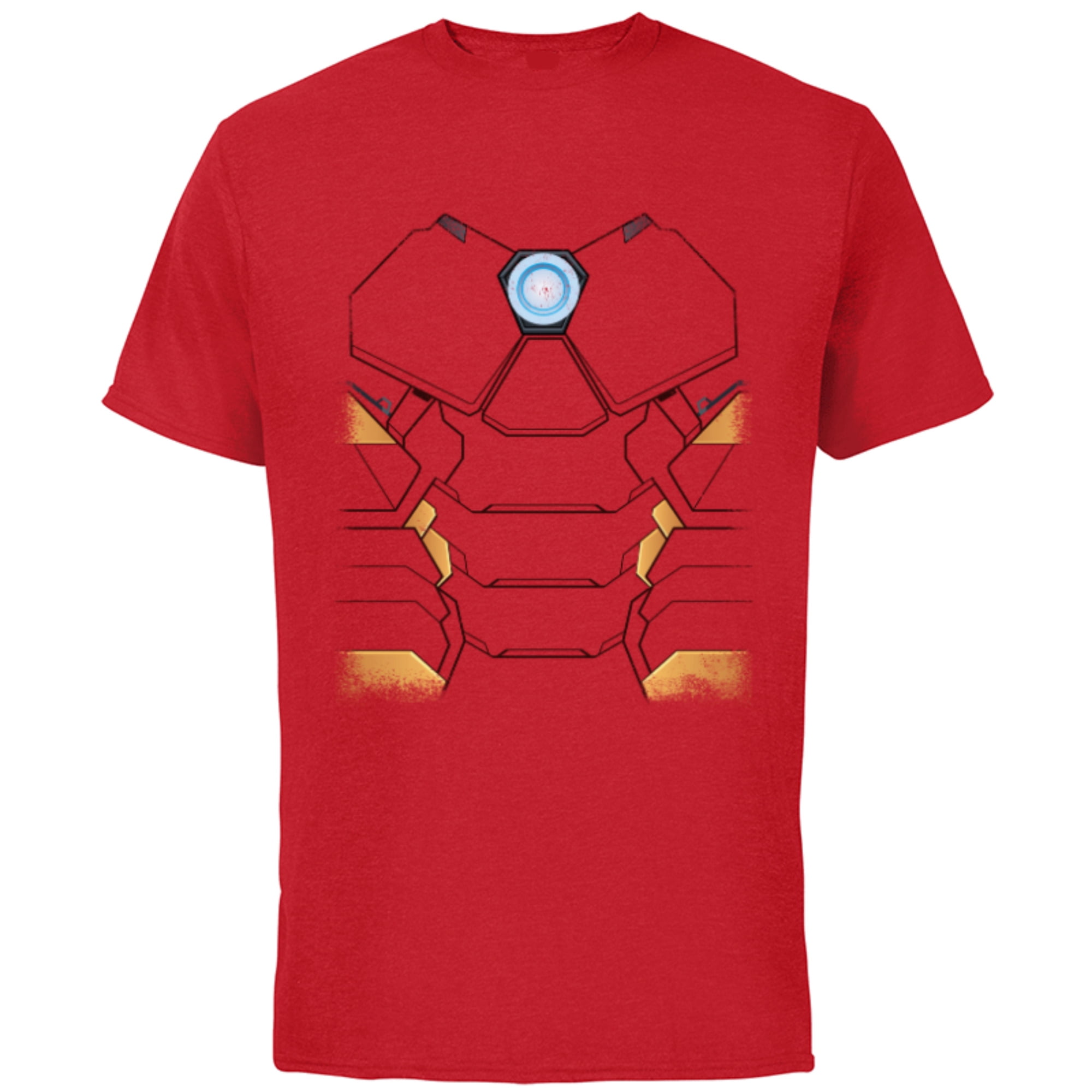 Marvel Studios Iron Man Mark 3 Costume - Short Sleeve Cotton T-Shirt for Adults - Customized-Red