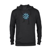 Marvel Studios Iron Man Tony Stark Arc Reactor - Pullover Hoodie for Adults - Customized-Black