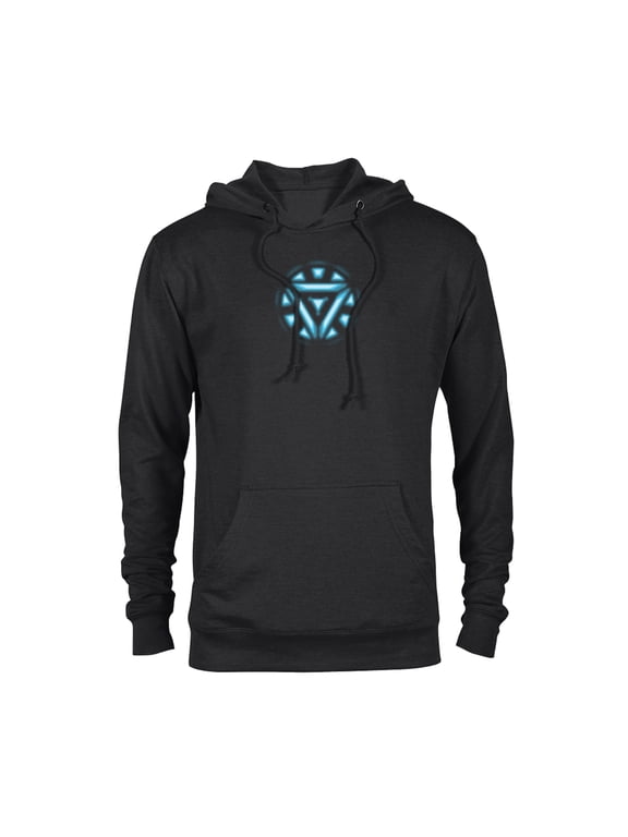 Studios Iron Man Tony Stark Arc Reactor - Pullover Hoodie for Adults - Customized-Black
