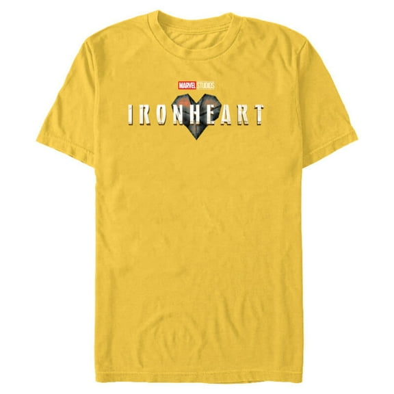Marvel Studios Ironheart - Short Sleeve Blended T-Shirt for Adults - Customized-Yellow