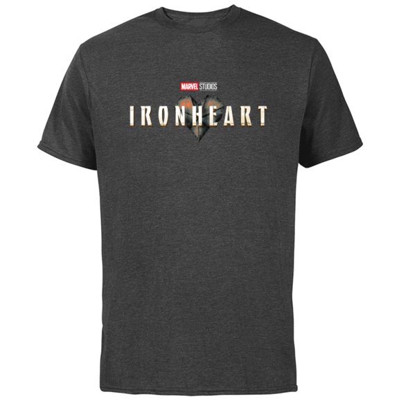 Marvel Studios Ironheart - Short Sleeve Cotton T-Shirt for Adults - Customized-Charcoal