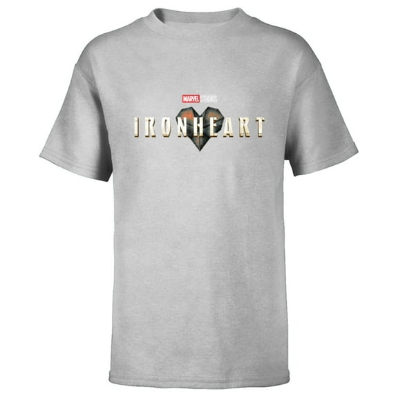 Marvel Studios Ironheart - Short Sleeve T-Shirt for Kids - Customized-Athletic Heather