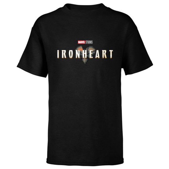 Marvel Studios Ironheart - Short Sleeve T-Shirt for Kids - Customized-Black