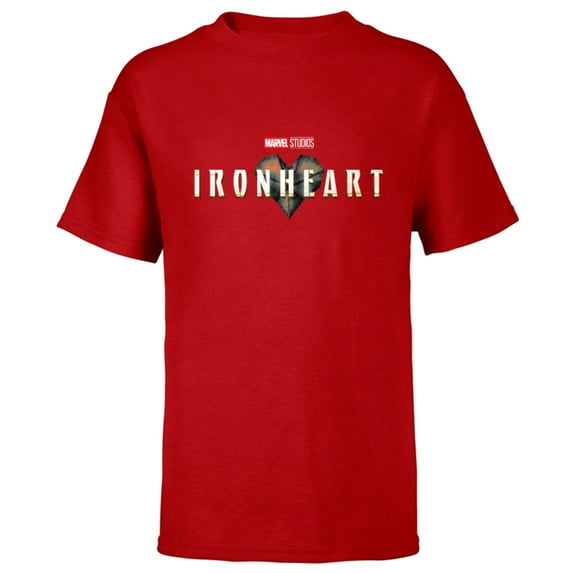 Marvel Studios Ironheart - Short Sleeve T-Shirt for Kids - Customized-Red