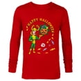 thumbnail image 1 of Marvel Studios Loki Happy Halloween Skull & Candy - Long Sleeve T-Shirt for Men - Customized-New Red, 1 of 5