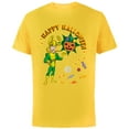 thumbnail image 1 of Marvel Studios Loki Happy Halloween Skull & Candy - Short Sleeve Cotton T-Shirt for Adults - Customized-Yellow, 1 of 5