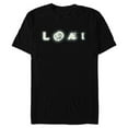 thumbnail image 1 of Marvel Studios Loki Letters Black - Short Sleeve Blended T-Shirt for Adults - Customized-Black, 1 of 5