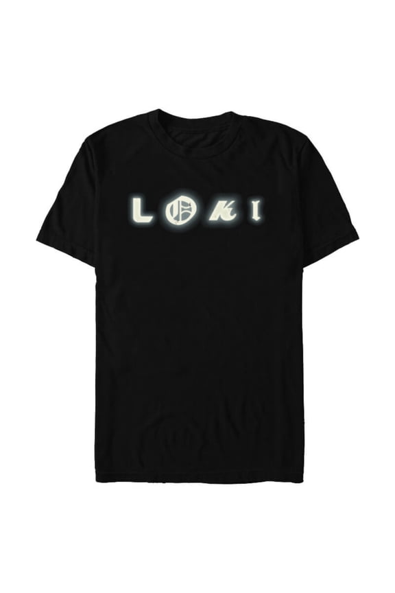 Studios Loki Letters Black - Short Sleeve Blended T-Shirt for Adults - Customized-Black